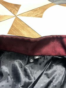 Maroon Ethnic Jacket , Size : M