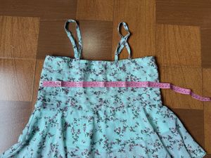 Sky Blue Floral Top