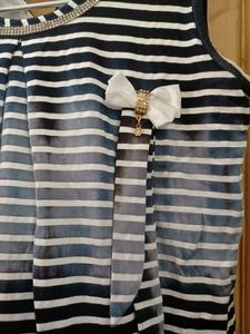 Long embellishment top