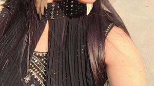 Black Sequin Lehenga Choli Set