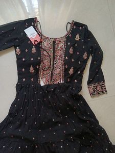 Black Indian Dress With Dupatta