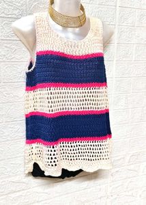 Tommy Hilfiger Crochet 🧶 Top Size S