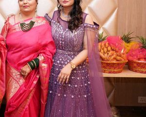 Sale Price Beautiful Lavender Colour Gown