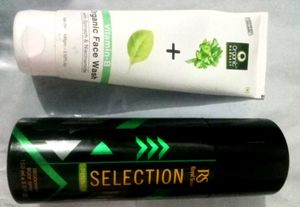 Combo Organic Harvest Face Wash & Royal Spin Deodo