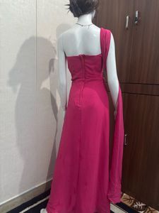 Elegant Red Ethnic Gown