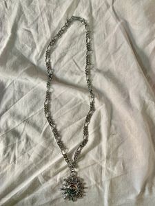 Men’s Silver Chain And Pendant