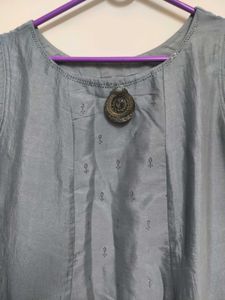 Grey Indo Western Kurti