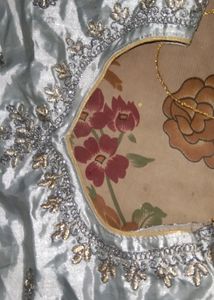 Red ♥️ &amp; Grey Colour Lehenga