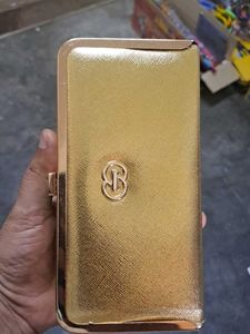 Elegant Gold Clutch