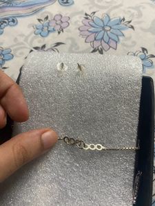 Silver Necklace Jwellery Set