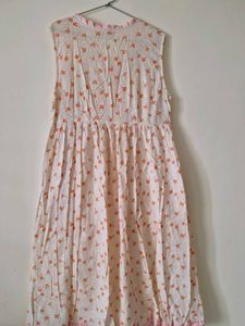 Floral Print Tassel Dress