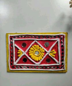 Handcrafted Mirror Work Showpiece