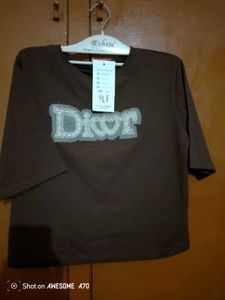 Brown Dior Tee