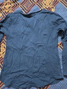 Navy Long Sleeve Top