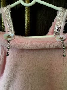 Pink Fuzzy Party Dress