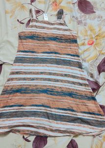 Striped Sleeveless Dress