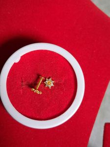 Star Stud Earrings Gold