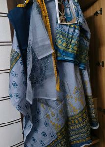 🔥 Sale 🔥Pakistani Unstitched patchwork dress