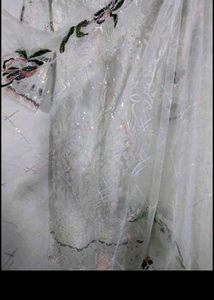 Pakistani White Embroidered Kurta Set