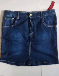 Denim Mini Skirt