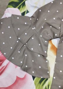 Tokyo Talkies Bell Sleeves Polka Dots Classy Top