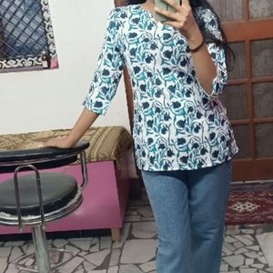 Floral Print Top