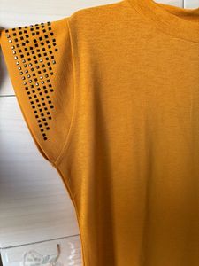 Mustard Top with Studs