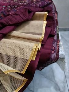 Embroidered Lehenga Choli Net Fabric
