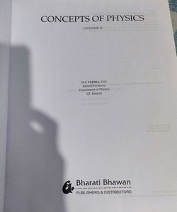 Concepts Of Physics By HC Verma 2020 Edition