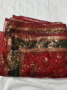 Maroon Embroidered Saree Blouse