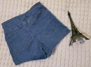 Denim Shorts Blue UK 12