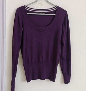 Guess Jeans Purple Sweater