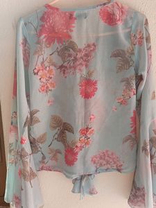 Long Bell Sleeves Top