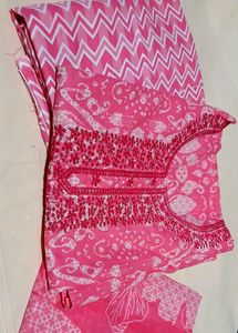 Pretty Printed Suit Material For Women 🎀🌸