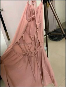 BACKLESS BEACH DRESS