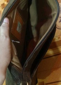 Vintage Suede Shoulder Bag