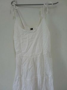 White Sundress with Tie Straps