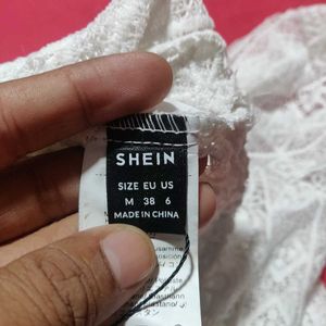 Shein White Lace Crop Top | Trendy Summer Outfit