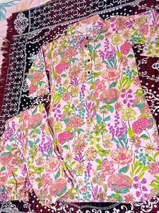 🆕 Astethetic Co-ord Set Beautiful Floral Print 😍