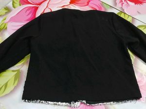 (599)Sequin Embellished Party Cardigan