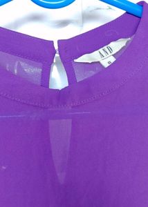 AND Top with Inner - Two Piece (Wine Colour)