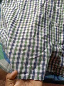 Green & Blue Gingham Shirt