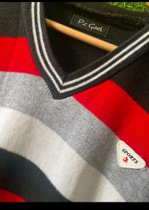 Red &amp; Black Unixes Stylish Korean Sweater