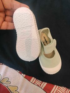 Cute Green Velcro Shoes Never Used