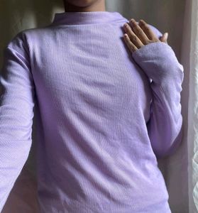 Full Sleeves High Neck Turtle Sweatshirt