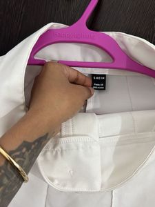 White Straight Leg Pants