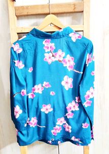 Pink Floral Shirt Size-42