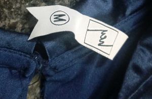 Navy Blue Embellished Top