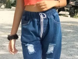 Distressed Denim Jeans