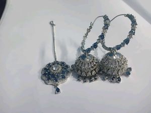 Dangling AD Jhumka Earrings